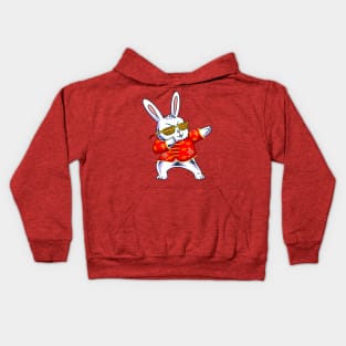 Dabbing Rabbit Year of the Rabbit 2023 Chinese New Year 2023 Kids Hoodie